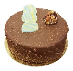 6-9 Kişilik Zengin Lezzet Yuvarlak Sade Çikolata